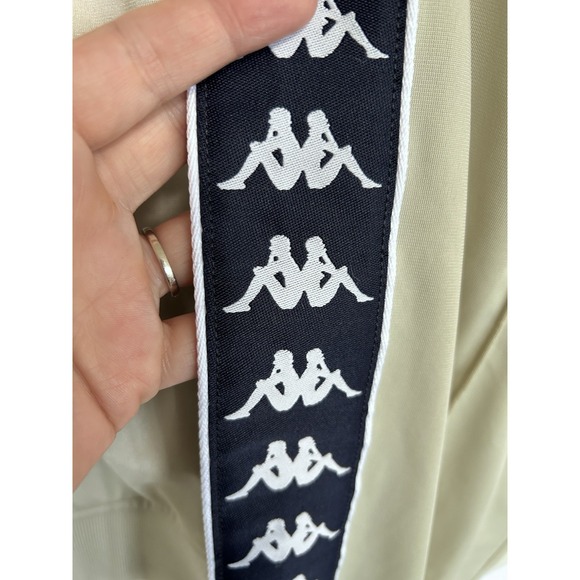 Kappa 222 Banda Track Suit In Beige & Navy Blue - Jacket and Pants Unisex L Slim - Picture 12 of 12